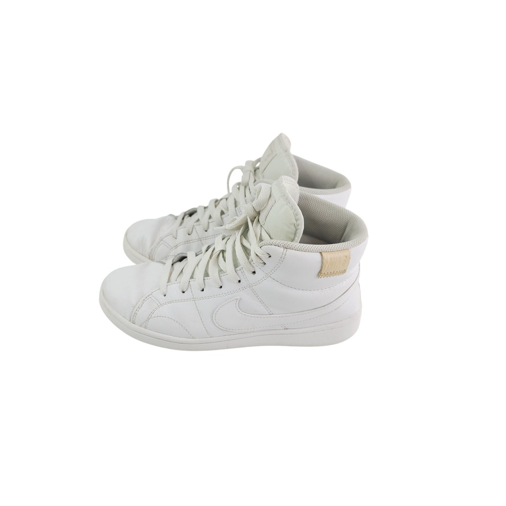 Nike, Athletic High-top Sneakers, Men's Size 8.5, White‎ Color
